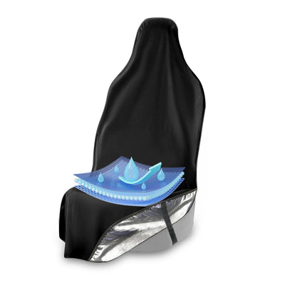 EliteSport+ Non-Slip Waterproof Seat Cover - Black