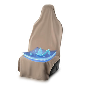 UltraSport SeatShield - Waterproof Car Seat Protector - Tan