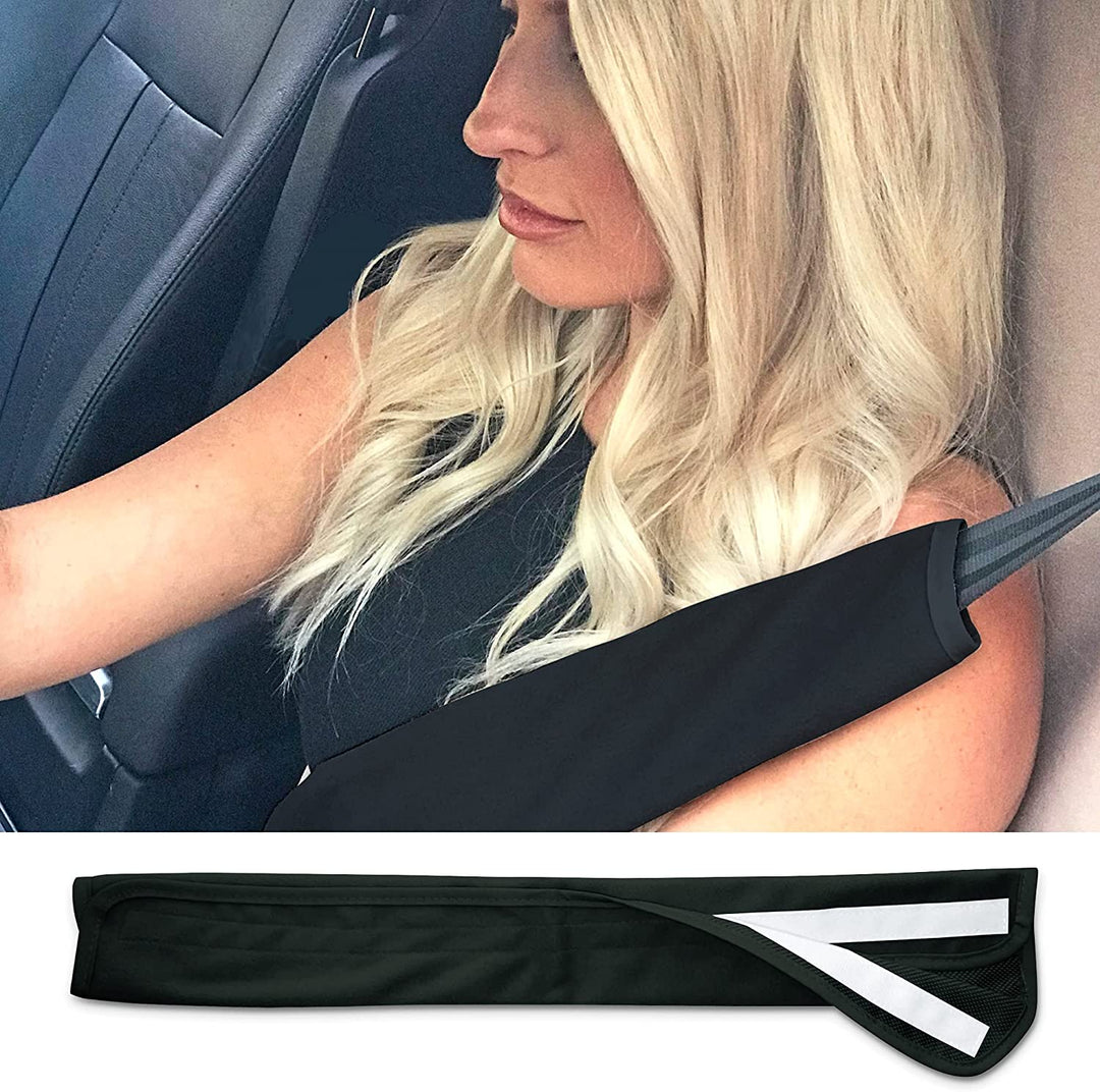 Seat Belt Cover - Black (2-Pack)