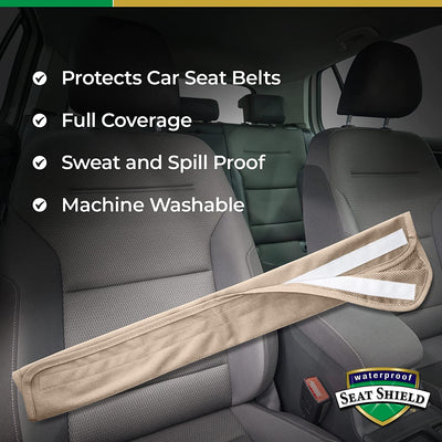 Waterproof Seat Belt Cover - Sweat and Spill Proof