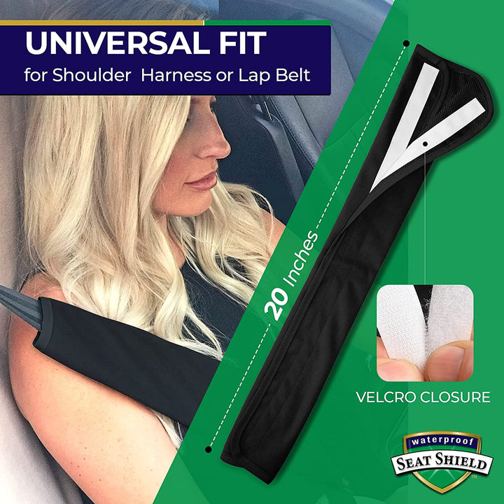 Seatshield Waterproof Seat Belt Cover Universal Fit