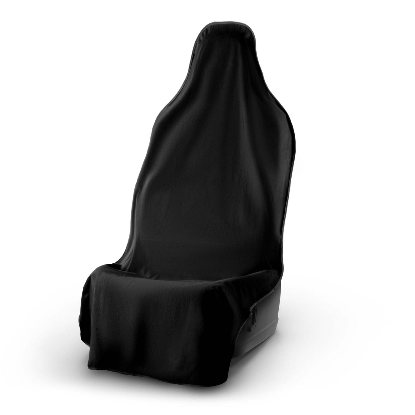 Black Waterproof Seat Cover with Anti-Slip - EliteSport+ Side