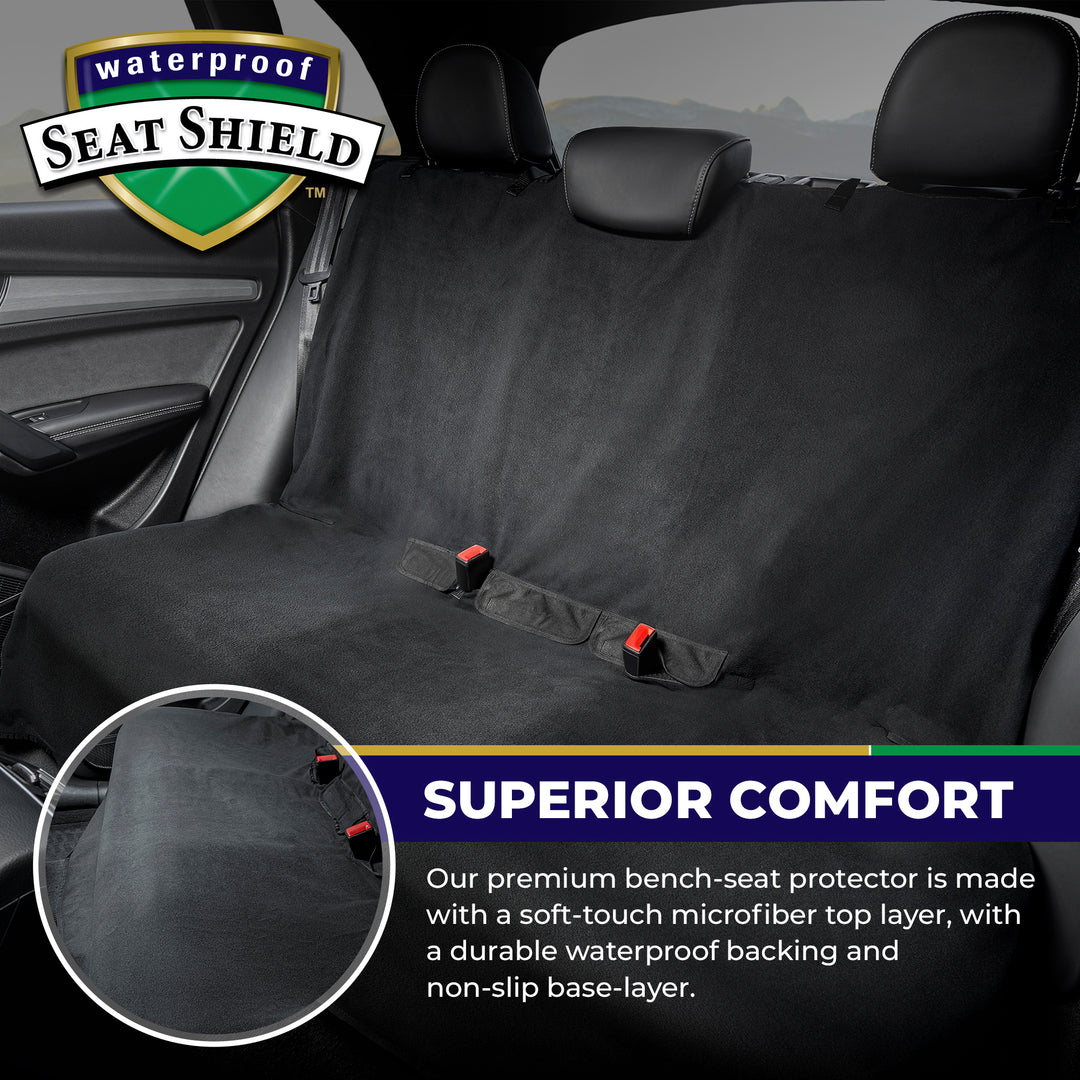 SeatShield Back Seat Cover - Black