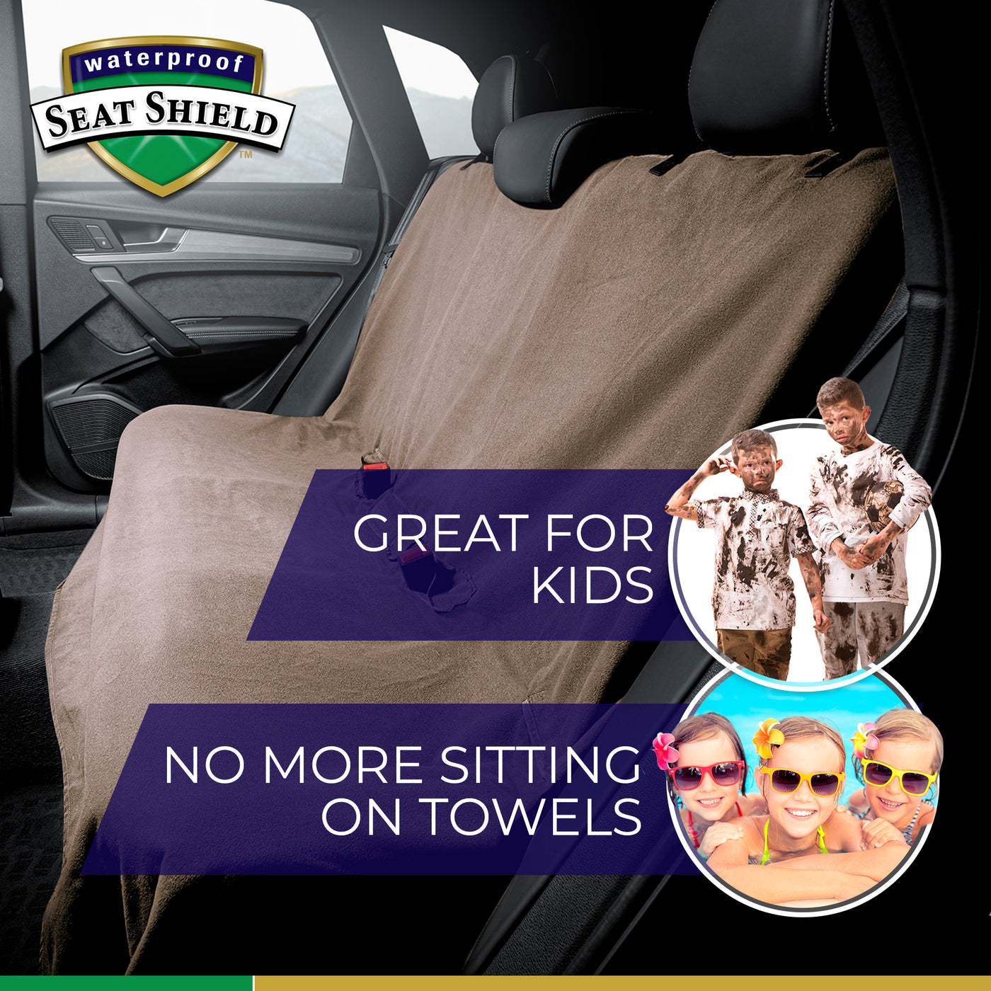 Seatshield - Car seat cover great for kids- Easy to clean car seat protection