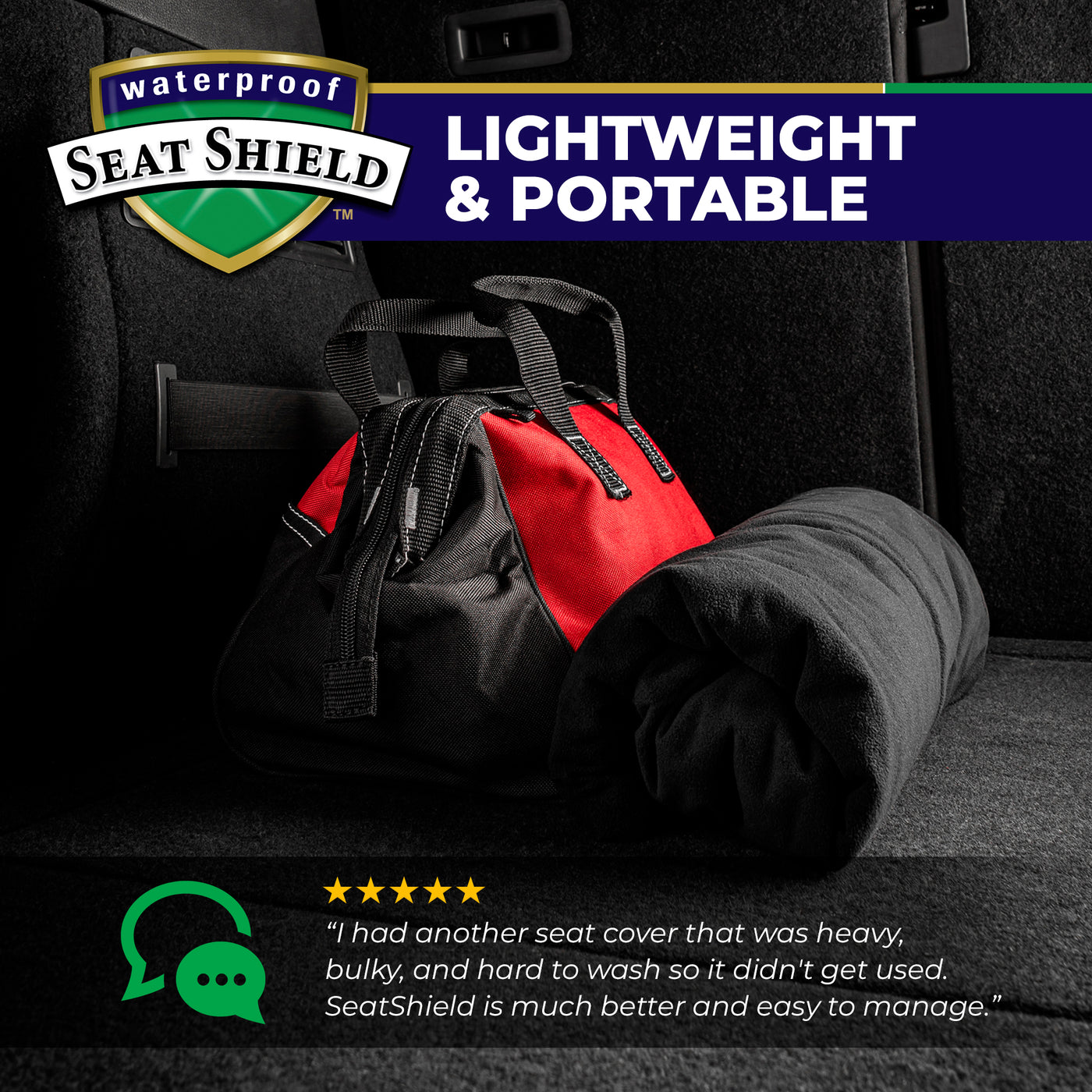Seatshield - Waterproof Lightweight and Portable